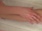 Despite her shyness Jacqueline opens up her legs to masseuse 8/16