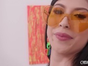 Petite Latina Penelope Woods Gets Her Ass Licked and Rimmed Before Jay Used A Dildo to Warm Her up For Ass Fucking 3/16