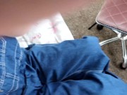 Mila Pees in Denim Overalls (FETISH / KINK) 11/16