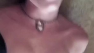 hot slut makes themself cum