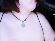 Ariel sucks BBC dildo for fans 5/16