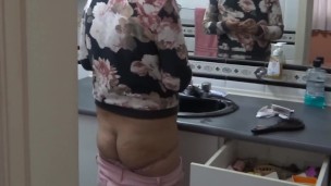 You can't fuck me, come and cum on my hairy pussy, beautiful 58 year old stepmom moans