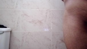 Solo masturbación ducha