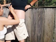 Behind The Scenes - Blowjob, Facefuck & Cum in Throat - Black Lynn Choking on Cum 2/16