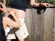 Behind The Scenes - Blowjob, Facefuck & Cum in Throat - Black Lynn Choking on Cum 3/16