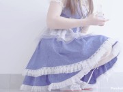 白丝LO裙 超可爱的！ 大肉棒速攻嫩穴白浆溢出 1/16