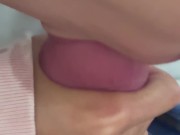 Messy cum in my mouth blowjob to wake him up 9/16