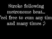 NEW BISEXUAL CUM CHALLENGE WITH METRONOME BEAT 1/16