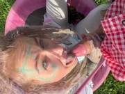 Onlyfans girl Anuskatzz sucks dick and gets hard fucked at puplic place outdoor after october fest 10/16