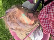 Onlyfans girl Anuskatzz sucks dick and gets hard fucked at puplic place outdoor after october fest 5/16