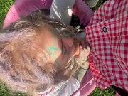 Onlyfans girl Anuskatzz sucks dick and gets hard fucked at puplic place outdoor after october fest 8/16