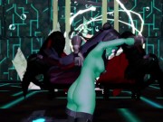 Kancolle Light Cruiser Demon Hentai Nude Dance Monster Girl MMD 3D Dark Green Body Color Edit Smixix 9/16