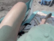 We Went to The Nude🔞 Beach 🏖️ and She Gave Me a Blowjob🍌👄. I Cum💦 in Her Mouth🫦. My sweet MILF 6/16