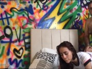 My delicious stepdad fucks me foursome for not doing homework 10/16