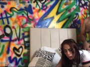 My delicious stepdad fucks me foursome for not doing homework 12/16