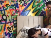 My delicious stepdad fucks me foursome for not doing homework 2/16