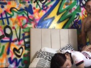 My delicious stepdad fucks me foursome for not doing homework 3/16