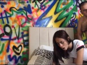 My delicious stepdad fucks me foursome for not doing homework 6/16