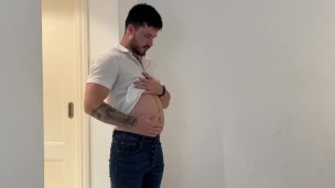 Bloated belly discomfort and burping