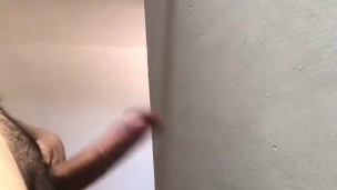 I woke up with my cock standing, I masturbate and cum with a large amount of milk