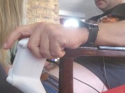 Stepmom sucking my cock while i play xbox 13/16