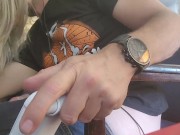 Stepmom sucking my cock while i play xbox 14/16