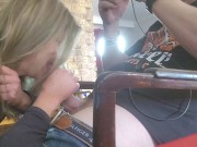 Stepmom sucking my cock while i play xbox 6/16