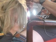 Stepmom sucking my cock while i play xbox 7/16