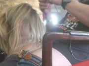 Stepmom sucking my cock while i play xbox 8/16