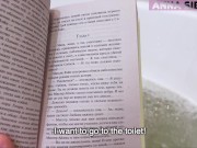 My whore stepsister undressed after I smeared her with foam. 1/16