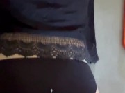 I come home from work and I feel like cumming on her buttocks 16/16