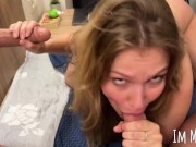 Fucking her juicy pussy while she sucks a huge dildo. She loves double penetration 12/16