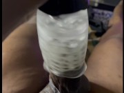 Masturbating with the Throatgoat