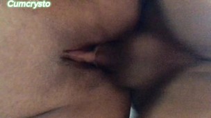 Hermosa CULONA CALIENTE se FOLLA la VERGA de su HERMANASTRO.