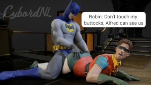 Batman fuck the big ass of Robin for first time 3D video | Batporn #1