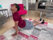 Valerie kay invites lil d to yoga time pt 1 6/16