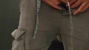 Right down to business, a hot piss!