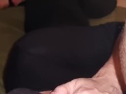 Hot wife giving blowjob to brother-in-law. 8/16