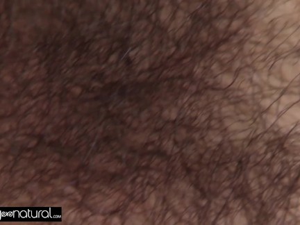 Hairy Babe Squirts in Backyard