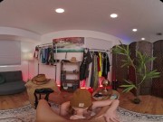 Pornstar Mazy Myers gets her needy pussy dicked hard in different sex positions in Virtual Reality 6/16