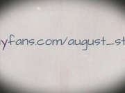 Multiple orgasms from my thick 9 inch dildo