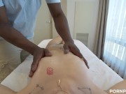 PORN+ Big Black Dick Slides Into Brunette Pussy Hole 6/16