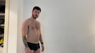 Gay humiliation - stepdad catches you sniffing his underwear