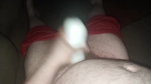 Playful stroking with a messy end