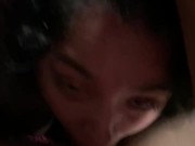 Hard day at work deserves a good sloppy blowjob