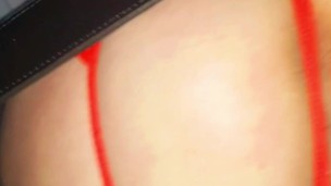 Lingerie Big Ass Spanked with Hole Reveal