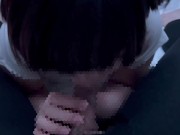 エロい音を立てながら積極的にしゃぶり尽くしてごっくんフェラをする彼女♡ cum in mouth gokkun 14/16