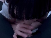 エロい音を立てながら積極的にしゃぶり尽くしてごっくんフェラをする彼女♡ cum in mouth gokkun 3/16