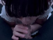 エロい音を立てながら積極的にしゃぶり尽くしてごっくんフェラをする彼女♡ cum in mouth gokkun 4/16