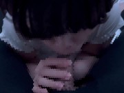 エロい音を立てながら積極的にしゃぶり尽くしてごっくんフェラをする彼女♡ cum in mouth gokkun 9/16